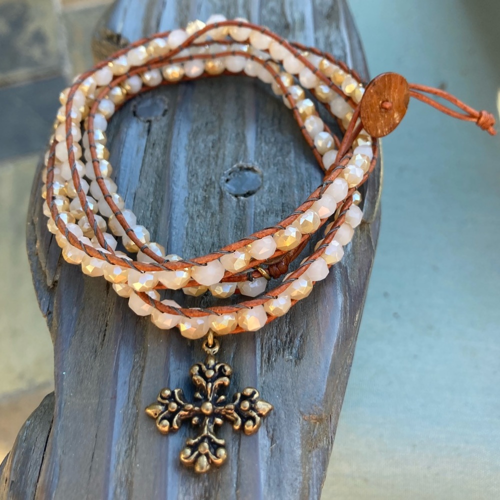 Christian Bling Wrap Bracelet/Necklace